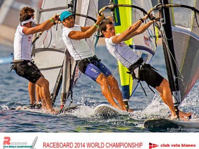  Campeonato del Mundo de Raceboard 2014 .  Primer cara a cara Wojcik Maksymilian e Ivan Pastor