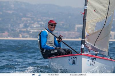 Campeones olímpicos en el Campeonato de España ILCA Máster de Portosín