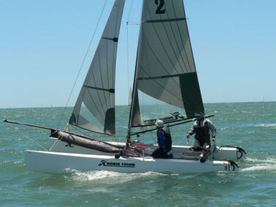 Claus Denk y Enrique Ruis se proclaman campeones de Andalucia en aguas gaditanas