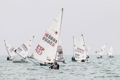 Comienzo a medias para la Semana Olímpica Andaluza en la bahía de Cádiz