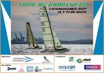 Convocatoria para los catamaranes en la bahía de Cádiz