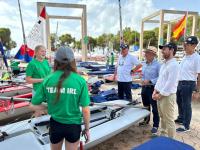 El Campeonato del Mundo de vela de la clase Topper reúne a 174 embarcaciones ligeras en el Mar Menor