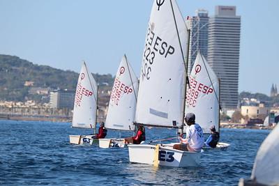 El equipo de la Federación Balear de Vela, lidera la Barcelona Team Racing