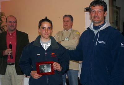 El regatista del Club Nàutic S’Arenal Oscar Lacoma, campeón de la Copa Federación en Ciutadella