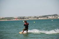 El rider Thomas Ligonnet se proclama campeón de Andalucia de Kitesurf en Los Toruños