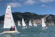 Excelentes condiciones en el Campeonato de Cantabria de la Clase Vaurien celebrado en aguas de Laredo