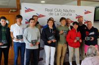 Exito de participación en el Trofeo Grillete en la bahía coruñesa