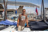 Fernando Echávarri y Tara Pacheco con opciones de luchar por el top five en el Campeonato de Europa de Nacra 17 en aguas de Barcelona 