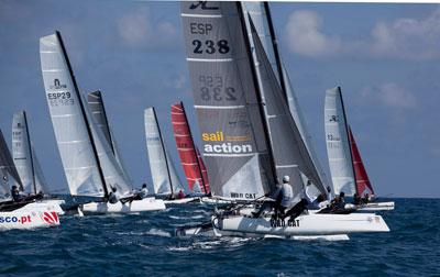 Jacobo Miquel y Pauli Stiebler, campeones de España de Hobie 16 