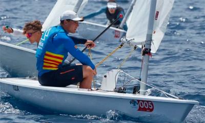 Joan Domingo se clasifica para el Europeo de Optimist y se sitúa quinto en el ranking español