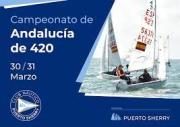 La bahía de Cádiz acoge el campeonato autonómico de 420, antesala del nacional que se celebra en unos días en las mismas aguas