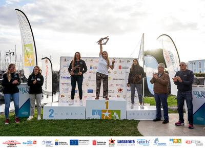 La española Pilar Lamadrid, flamante campeona de los Lanzarote iQFOil Games