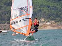 La falta de viento impidió la disputa del Cpto de Castilla La Mancha Infantil de Windsurf