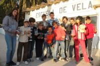 La Vela infantil del RCR Alicante despidió el 2011 con una 'gincana'