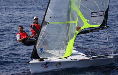 Los Alonso y Trujillo hacen podio en la Medal Race de la Kiel Week