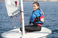 Marta Carnero se lleva se lleva el Trofeo de 4.7 en aguas de Sanxenxo