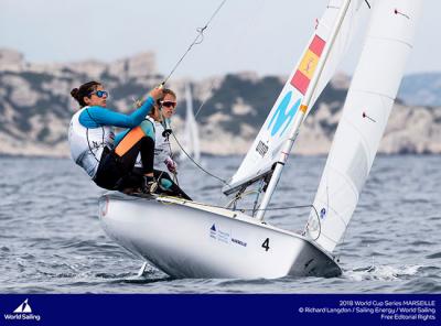 Mas y Cantero se aseguran la plata en la Copa del Mundo de vela