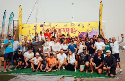 Maximilian Maeder y Ellie Aldridge, campeones de la Fuerteventura KiteFoil International Open Cup 