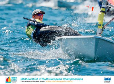 Medalla de bronce para Xavier Garcia Ollé en el campeonato de Europa de ILCA 4