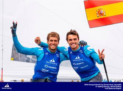 Plata para Xammar/Rodríguez (470M) y bronce para Mas/Cantero (470F) en la final de la Copa del Mundo de vela olímpica