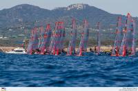 Poco viento y una sola regata en la tercera jornada del Campeonato de España de 29er