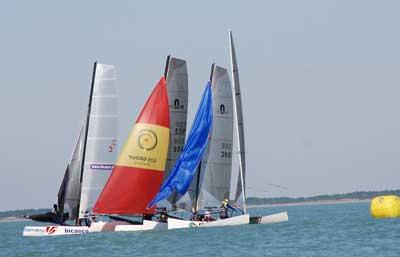 SUBTITULO SEVILLANO EN LA II REGATA INTERNACIONAL  EL CASTILLITO DE CATAMARANES