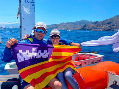 Tim Lubat, campeón de la Copa de España de Optimist