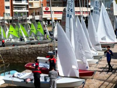 Una vez más la falta de viento vuelve a dejar en blanco la tirada del snipe en Santander