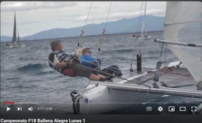 Vídeo Noticia: Campeonato F18 en La Ballena Alegre 2024. jornada 1