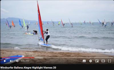 Vídeo noticia: Windsurfer Ballena Alegre Highlights viernes 20